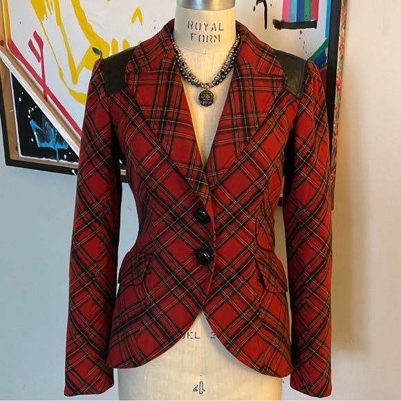 Smythe Jackets & Blazers - Beautiful Plaid SMYTHE equestrian blazer